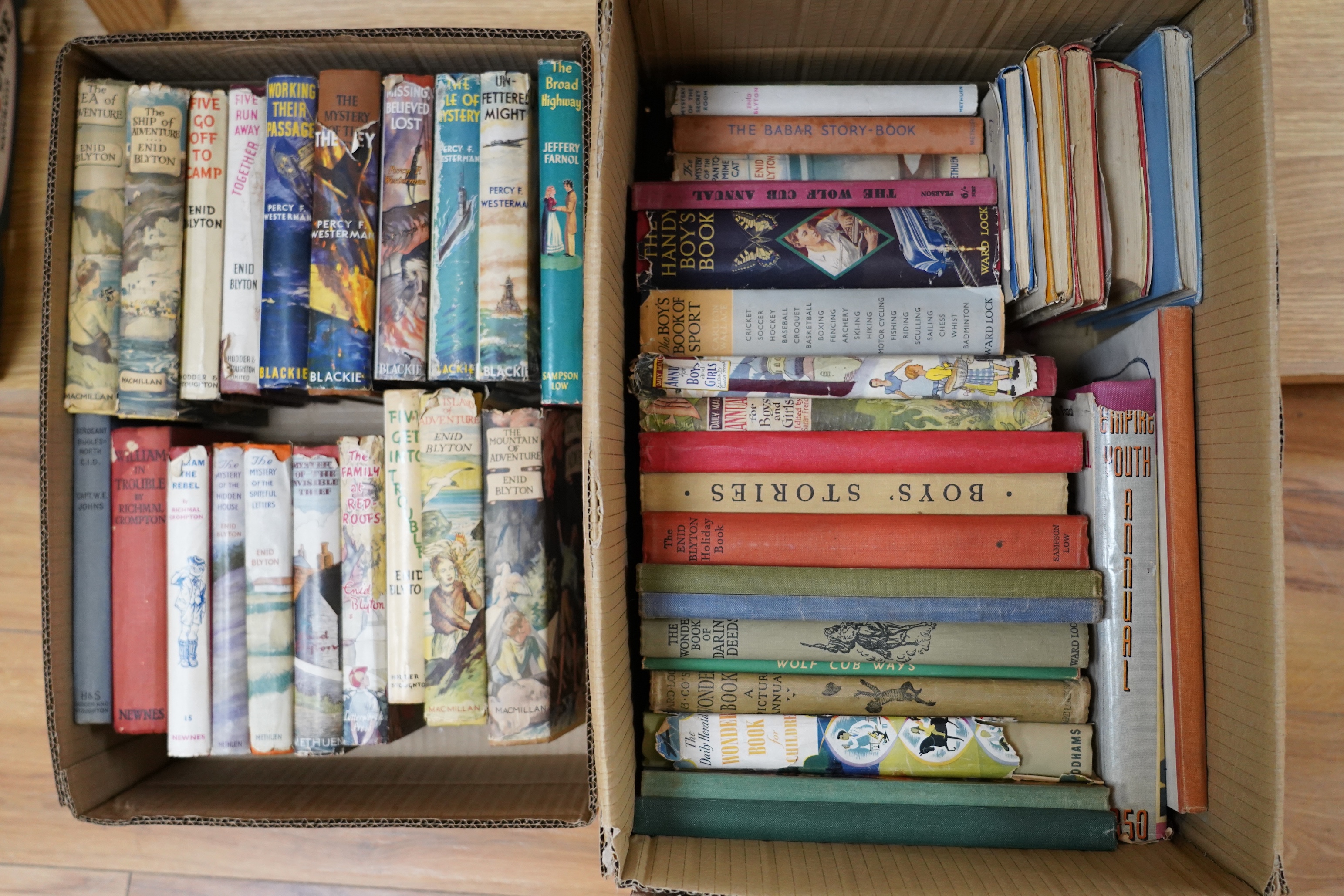 A group of Enid Blyton and other children's books comprising